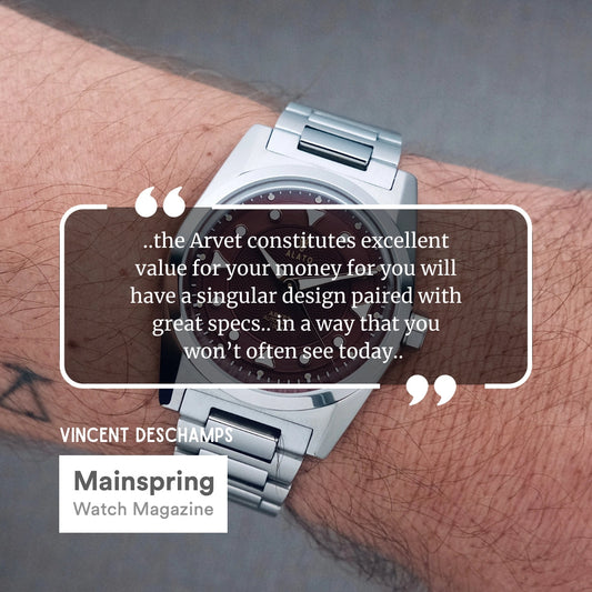 Skriftlig recension av Vincent Deschamps - Mainspring Watch Magazine