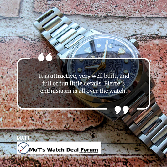 Skriftlig recension av Matt - MoT (Manontime)