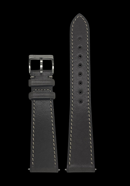 ALATO® Babele + Zermatt Klockarmband av Italienskt Top-Grain Kalvskinn med Quickrelease Mocha - Mocha / 20 mm - Armband