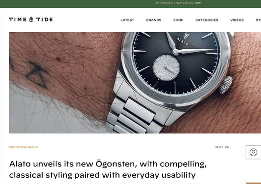 Time+Tide x ALATO Ögonsten