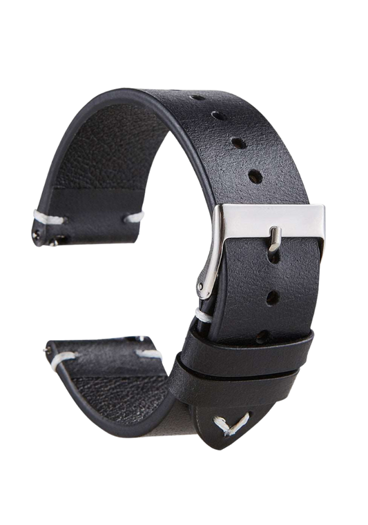Premium watch strap made of Italian calfskin with quick release