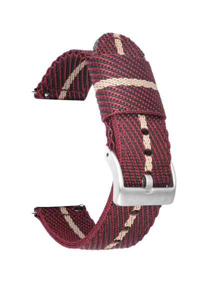 Premium Watch Strap in Passion Woven Fabric 20 alt 22 mm