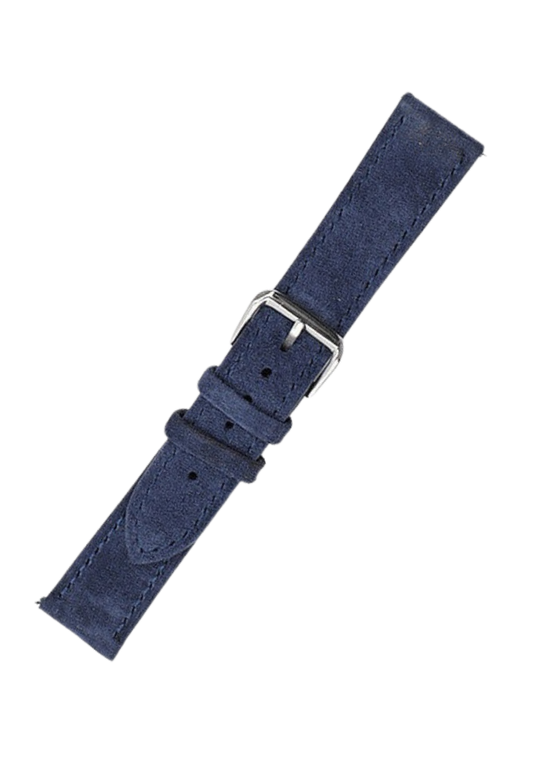 Premium watch strap made of handmade suede with quick release 