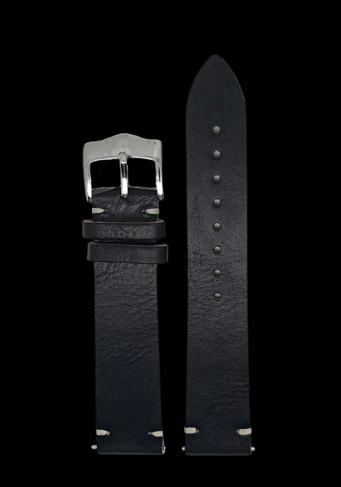 ALATO® Vintage Klockarmband av Italienskt Top-Grain Läder i Premium Kvalitet med Quickrelease 20mm