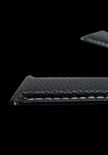 Premium Klockarmband i Klassisk stil av Läder med stoppning och Quickrelease 20mm - Svart / 20mm - Armband