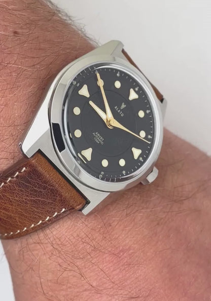 ALATO® Badalassi + Zermatt Watch strap made of Italian Top-Grain Calfskin with Quickrelease 20mm